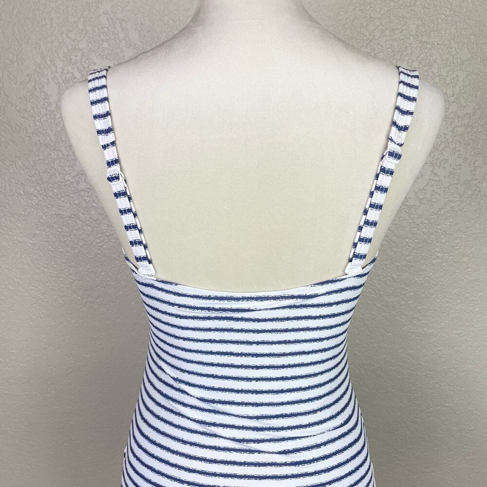Nip Tuck Swim Blue & White Stripe Multi Fit Cup R… - image 6